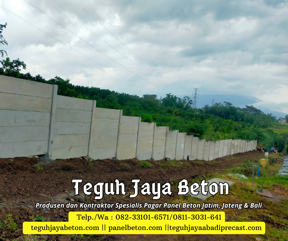 pagar panel beton bondowoso
